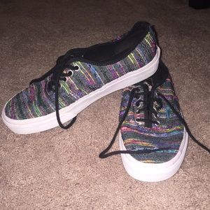 MultiColor Stitch Vans